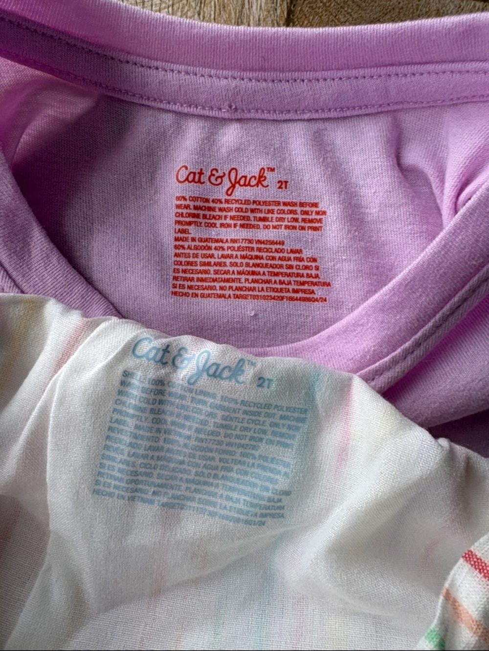 NWOT Cat & Jack Girls Outfit 2t - Picture 2 of 7